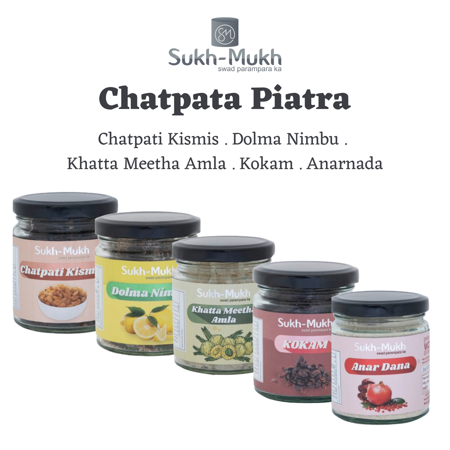 Chatpata Pitara Combo | Best homemade mukhwas online | 100gm of Each Pack OF 5